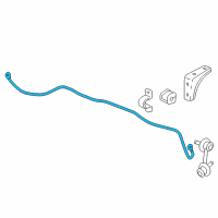 OEM 2012 Honda Civic Spring, Rear Stabilizer Diagram - 52300-TR2-A01