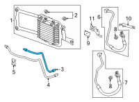 OEM Acura PIPE C (ATF) Diagram - 25230-6T2-000