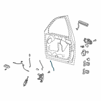 OEM 2001 Lincoln Navigator Control Rod Diagram - XL1Z-7822153-AA