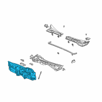 OEM 2006 Acura RSX Dashboard (Lower) Diagram - 61500-S6M-H00ZZ