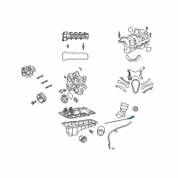 OEM Dodge Indicator-Engine Oil Level Diagram - 53032936AE