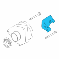 OEM 2002 Chrysler Sebring Bracket-Alternator Diagram - MD372955