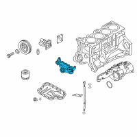 OEM 2012 Hyundai Genesis Coupe Pump Assembly-Oil Diagram - 21310-2C001