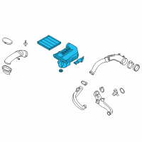 OEM 2009 BMW X6 Intake Silencer Diagram - 13-71-7-571-345