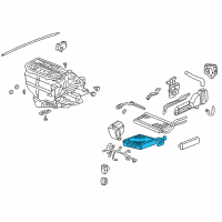 OEM 2004 Honda Civic Evaporator Diagram - 80215-S5D-G01