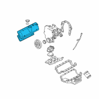 OEM 2006 Pontiac Torrent Valve Cover Diagram - 12590410