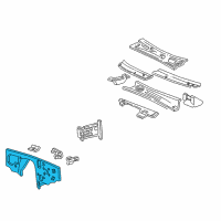 OEM 1993 Ford E-350 Econoline Club Wagon Dash Panels Diagram - F2UZ1501610A