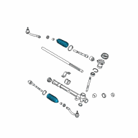 OEM 2007 Kia Rio5 Bellows-Steering Gear Box Diagram - 577401G000