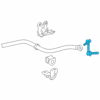 OEM Lexus IS350 Link Assy, Front Stabilizer Diagram - 48820-53020