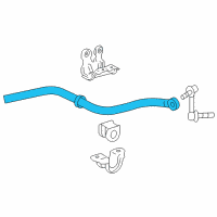 OEM 2019 Lexus IS350 Bar, Stabilizer, Front Diagram - 48811-53092