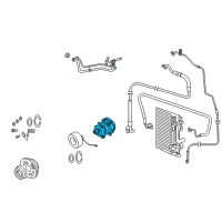 OEM 2008 Dodge Magnum COMPRES0R-Air Conditioning Diagram - 55111418AC