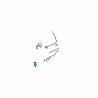 OEM 2009 Saturn Outlook Rear Washer Pump Diagram - 22979757