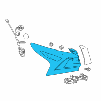 OEM Lexus NX300h Lens & Body, Rear Combination Lamp Diagram - 81561-78011