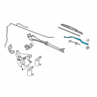 OEM 2007 Chevrolet Uplander Wiper Arm Diagram - 15815758