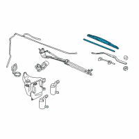 OEM 2006 Pontiac Montana Front Blade Diagram - 15192144