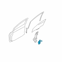 OEM 2013 Nissan Cube Motor Assembly - Regulator, LH Diagram - 80731-JX30C