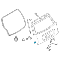 OEM BMW X2 Blind Plug Diagram - 07-14-7-127-540