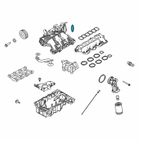 OEM 2009 Lincoln MKX Front Seal Diagram - 7T4Z-9E936-A