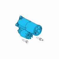 OEM 2009 Ford E-350 Super Duty Starter Diagram - DL3Z-11002-A