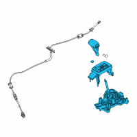 OEM 2008 Mercury Milan Gear Shift Assembly Diagram - 6E5Z-7210-G