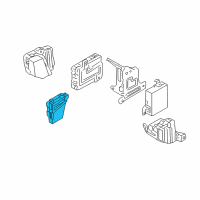 OEM 2011 Hyundai Equus Unit Assembly-Pdm Diagram - 95460-3N100