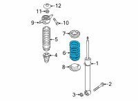 OEM Hyundai Santa Cruz SPRING-RR Diagram - 55330-K5010