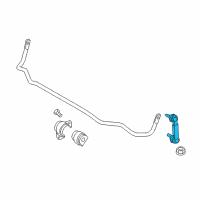 OEM 2012 BMW 550i GT Rear Swing Support Diagram - 33-55-6-777-635