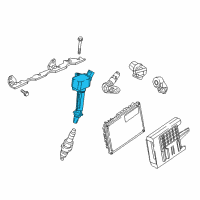 OEM 2016 Chevrolet Malibu Ignition Coil Diagram - 55511559