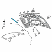 OEM 2013 Ram 2500 Gas Prop Diagram - 5160343AA