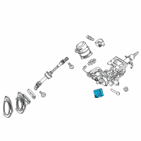 OEM 2021 Lexus RX450h Multiplex Tilt & Telescopic Computer Diagram - 89227-0E040