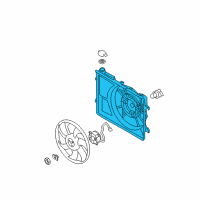 OEM Hyundai SHROUD-Radiator Diagram - 25350-3X500