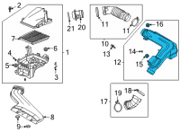 OEM 2021 Hyundai Sonata Hose-Air Intake (B) Diagram - 28139-L5100