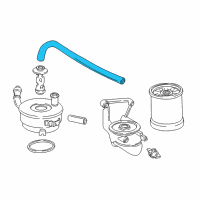 OEM 2004 Acura NSX Hose A, Oil Cooler Outlet Diagram - 19423-PR7-A00