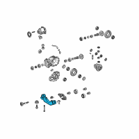 OEM Toyota Axle Support Diagram - 52380-73010