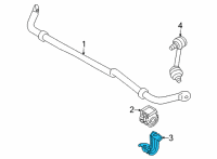 OEM Nissan Rogue Clamp-Stabilizer, Rear Diagram - 56233-6RS0A