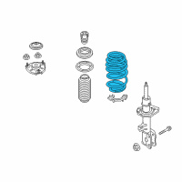 OEM Kia Sedona Front Spring Diagram - 54630A9110