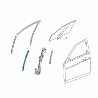 OEM Honda Accord Crosstour Sash, R. FR. Door (Lower) (FR) Diagram - 72230-TP6-A01