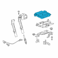 OEM Infiniti Engine Control Module - Blank Diagram - 23703-HG00F