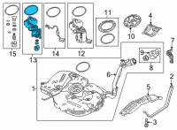 OEM 2022 Honda Civic FILTER SET, FUEL Diagram - 17048-T20-A00