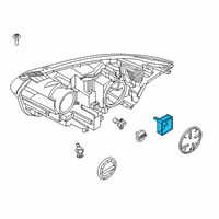 OEM 2020 Ford Transit-350 Xenon Bulb Diagram - GN1Z-13N021-A