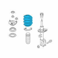 OEM Kia Sorento Front Spring Diagram - 54630C6104