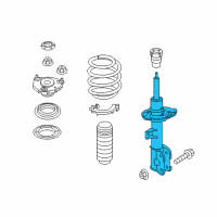OEM 2019 Kia Sorento Front Strut Assembly Kit, Right Diagram - 54661C6100