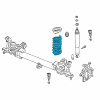 OEM 2016 Ram 3500 Front Coil Spring Diagram - 68172099AB