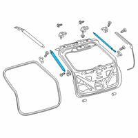 OEM 2020 Lincoln Nautilus Support Cylinder Diagram - FA1Z-58406A10-B