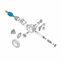 OEM Mercury Outer Joint Assembly Diagram - F5TZ3B436A