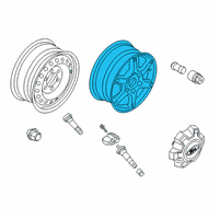 OEM 2019 Ford Ranger Alloy Wheels Diagram - KR3Z1015B