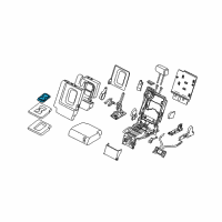OEM 2007 Nissan Armada Cup Holder Assembly Diagram - 88377-7S001