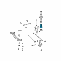 OEM Toyota Camry Coil Spring Diagram - 48231-AA210