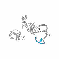 OEM 1997 Chevrolet Malibu Pipe Asm, P/S Gear Inlet Diagram - 19303602