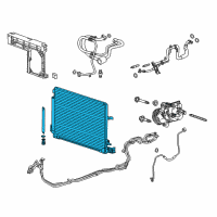 OEM 2016 Cadillac CT6 Condenser Diagram - 84405857